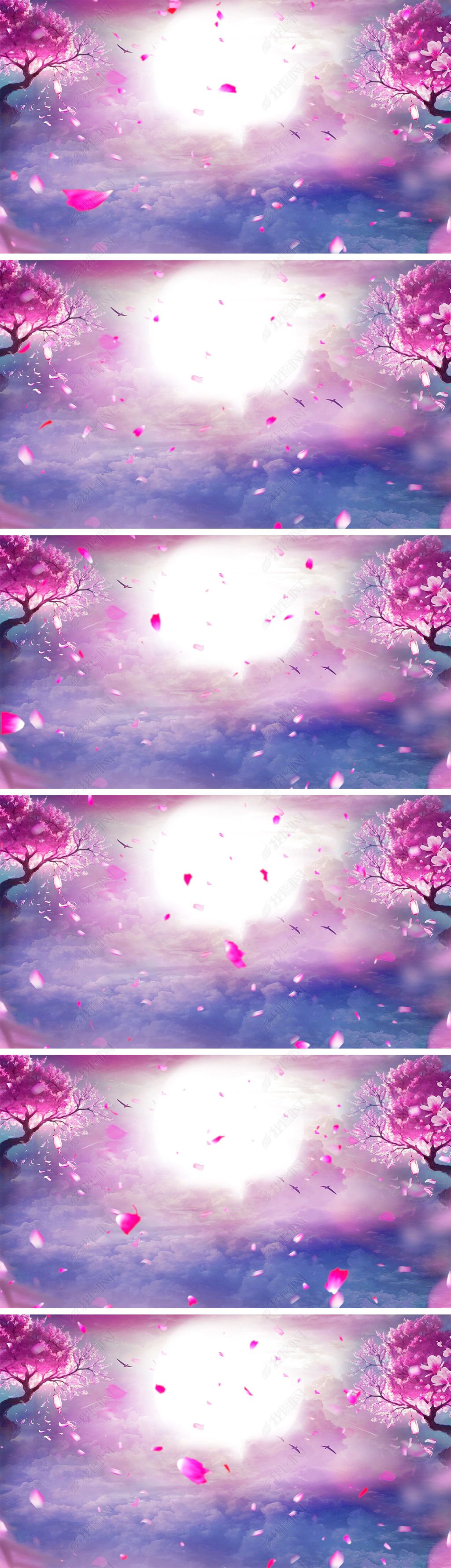 十里桃花舞蹈舞台led背景视下载-编号19155302-led视频素材-我图网