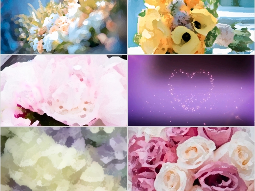 抖音快闪婚礼开场视频ppt模板创意电子相册