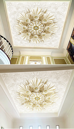 石膏吊顶图片-石膏吊顶装修效果图-石膏吊顶效果图片大全-我图网