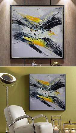 一百艺术装饰画|高清立体抽象纯手绘装饰艺术油画(一百九十九)