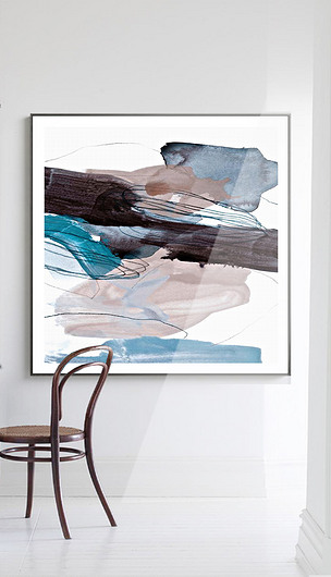 抽象现代风格抽象简约后现代抽象艺术装饰画