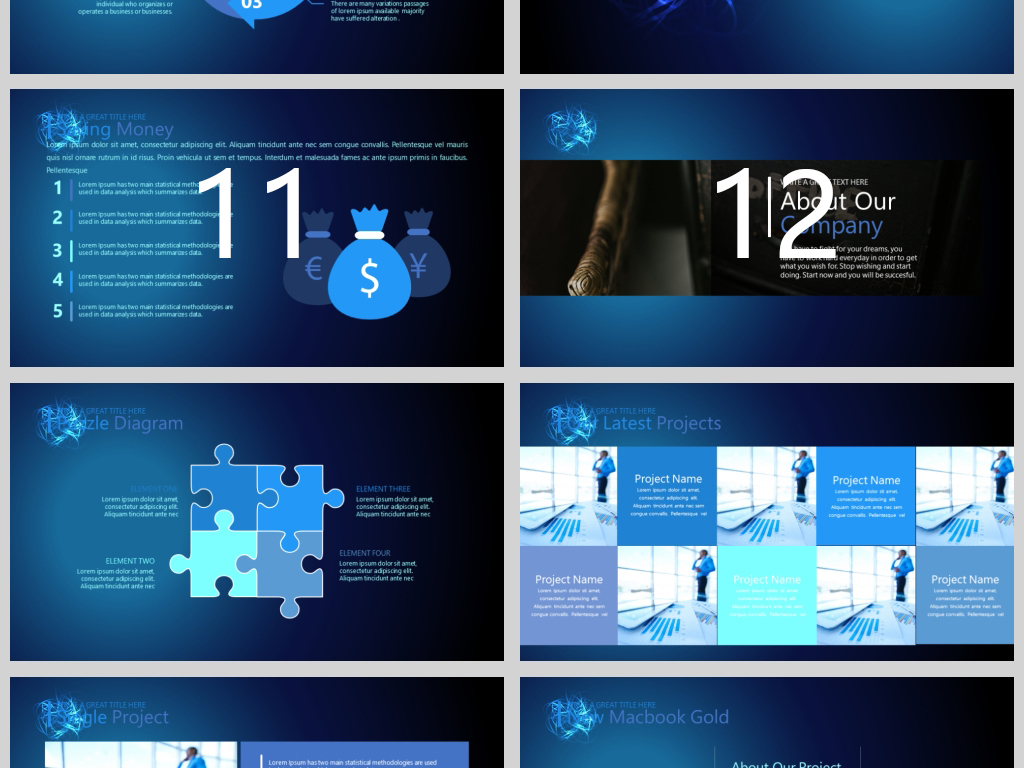 网络5G新时代动态PPT炫酷模板