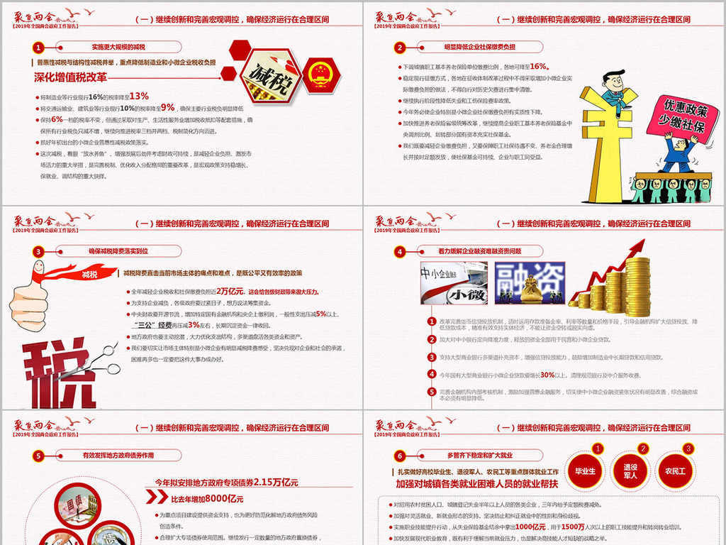 2019两会政府工作报告党政政协人大会议