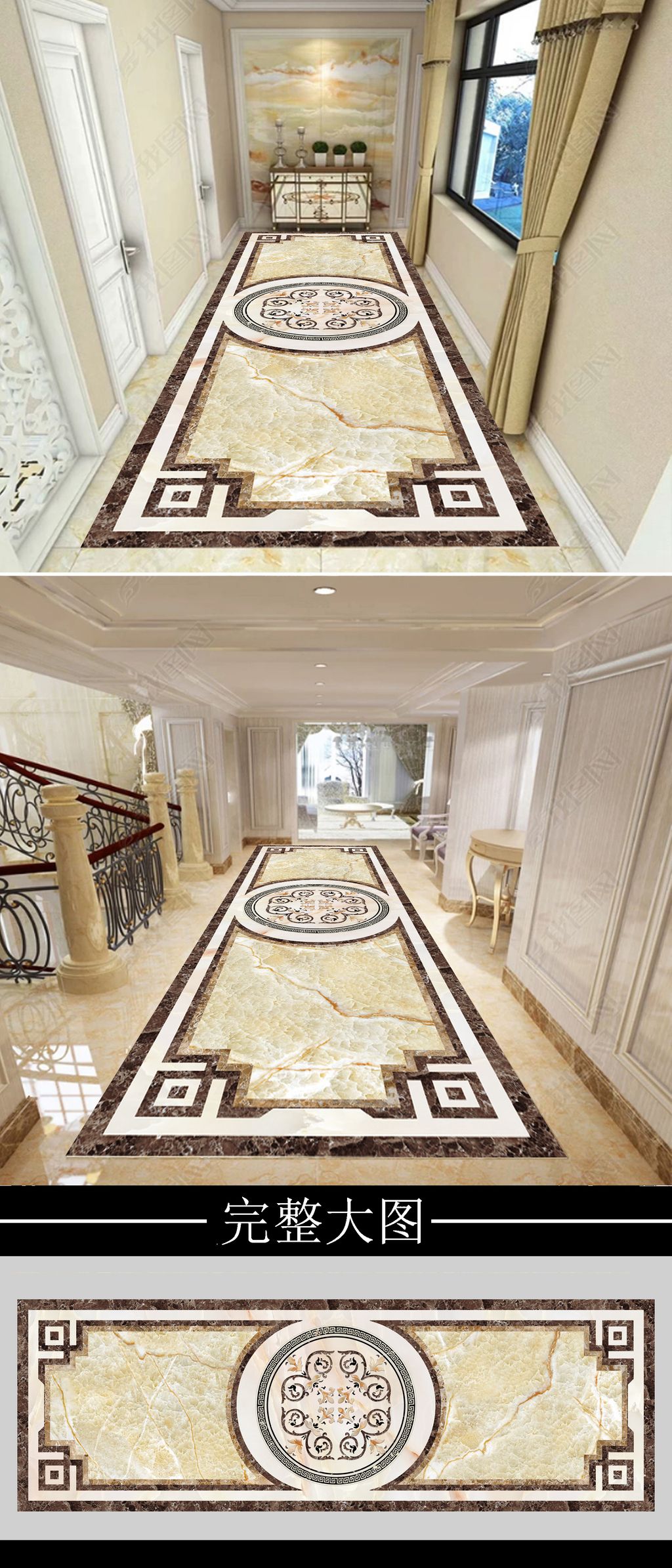 新款客厅大理石水刀走廊过道6下载-编号19249505-拼花地板-我图网
