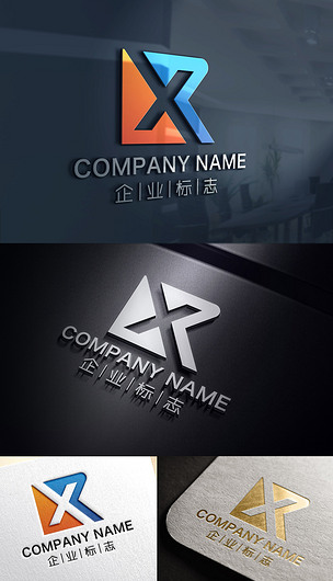 rx字母标志rx标志字母xr标志设计xr标志