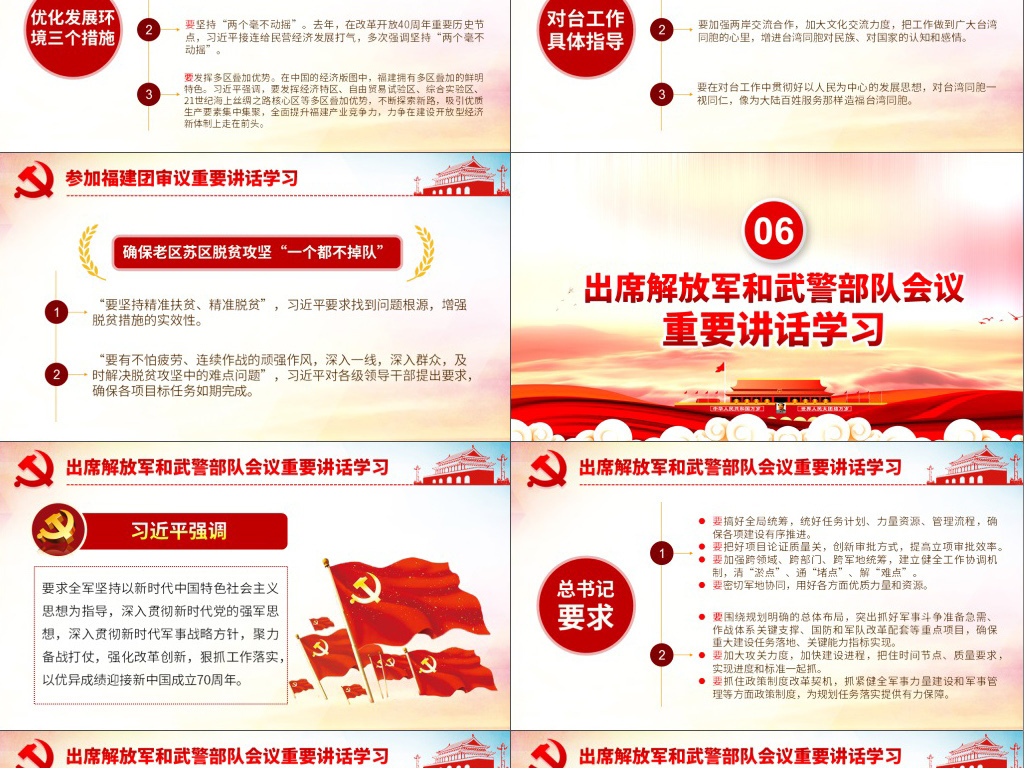 总书记2019全国两会重要讲话精神PPT