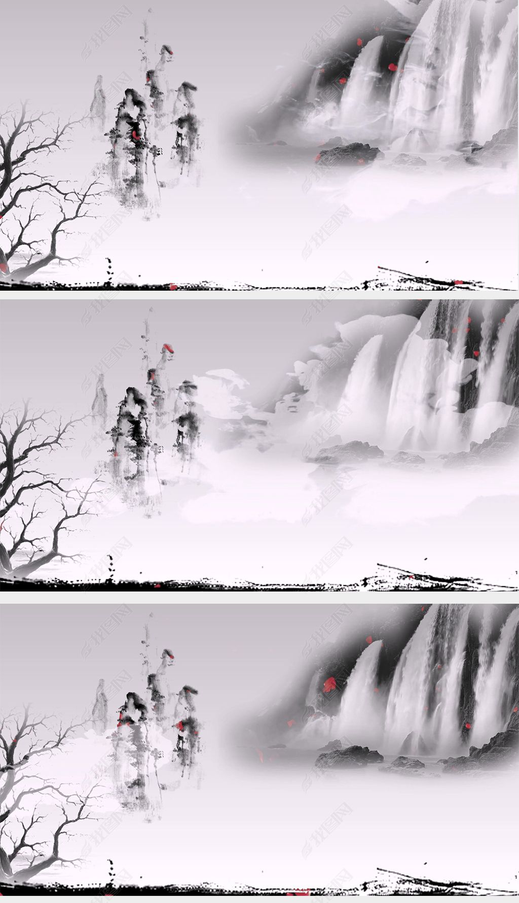 知否歌曲如梦令中国古风舞台背景视频