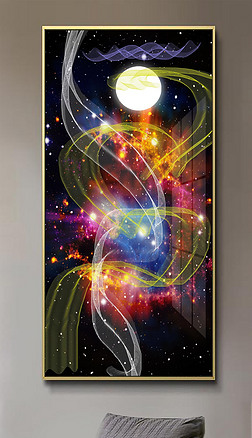 抽象仙女舞蹈艺术创意无框画装饰画背景墙