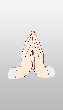 矢量双手免抠元素|双手合十矢量图【纯原创】