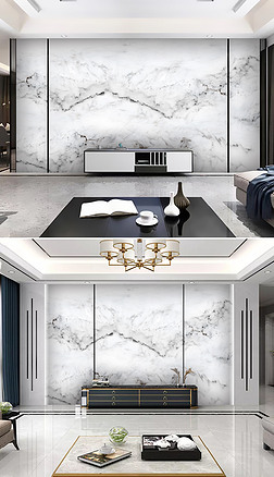 大理石纹电视背景墙-玉龙山