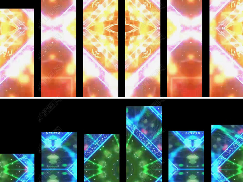 好运来歌曲背景视频动感舞台背景led大屏幕视频