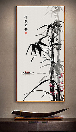 水墨 竹子 兰花专题模板-水墨 竹子 兰花图片素材下载-我图网