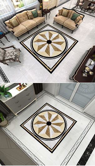 大理石水刀拼花