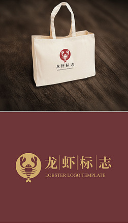 盱眙龙虾logologo|龙虾标志设计欣赏皮皮虾基团虾logo欣赏