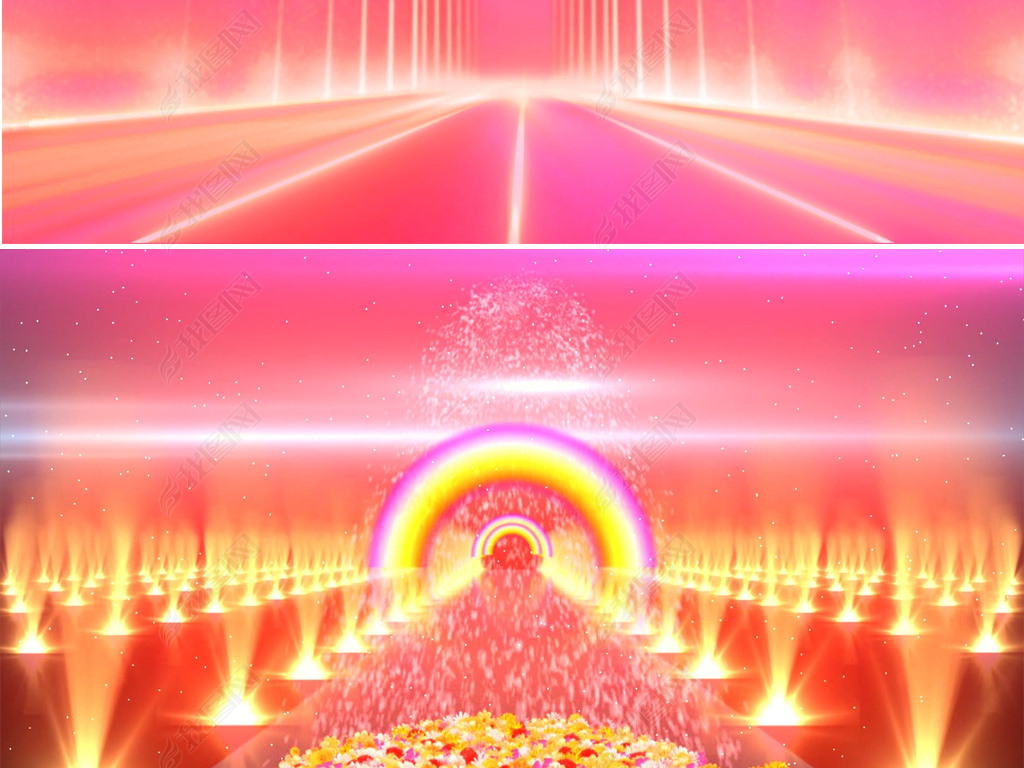 我们走在大路上大合唱歌曲伴奏歌舞背景视频