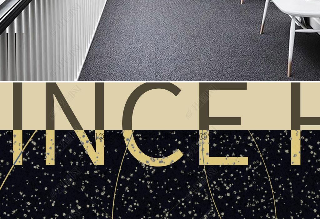 因为所以英文字母简约意境欧美复古装饰画