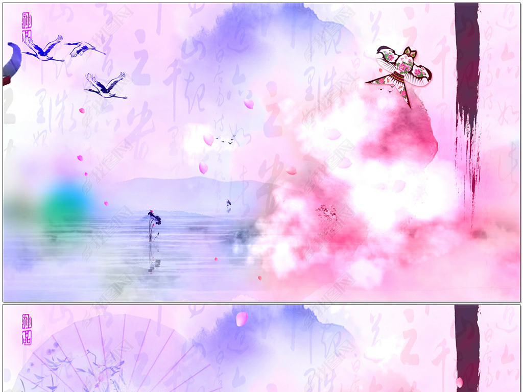 风筝误唯美中国风古典风格舞台舞蹈背景视频