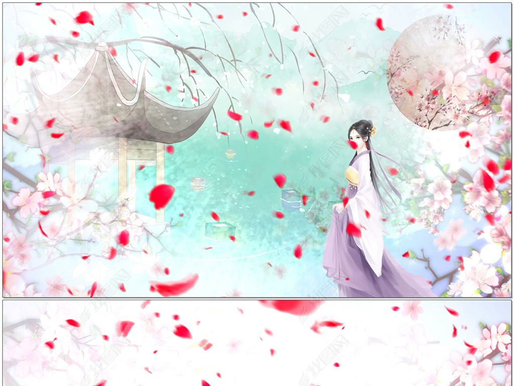 醉赤壁唯美中国风古典舞台舞蹈背景视频