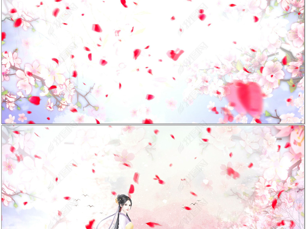 醉赤壁唯美中国风古典舞台舞蹈背景视频