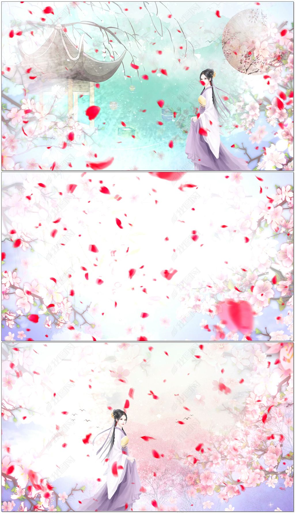 醉赤壁唯美中国风古典舞台舞蹈背景视频