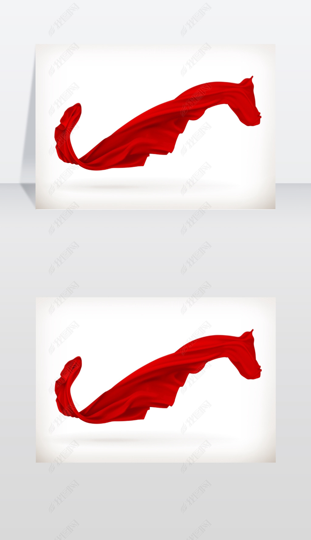 红布矢量图
