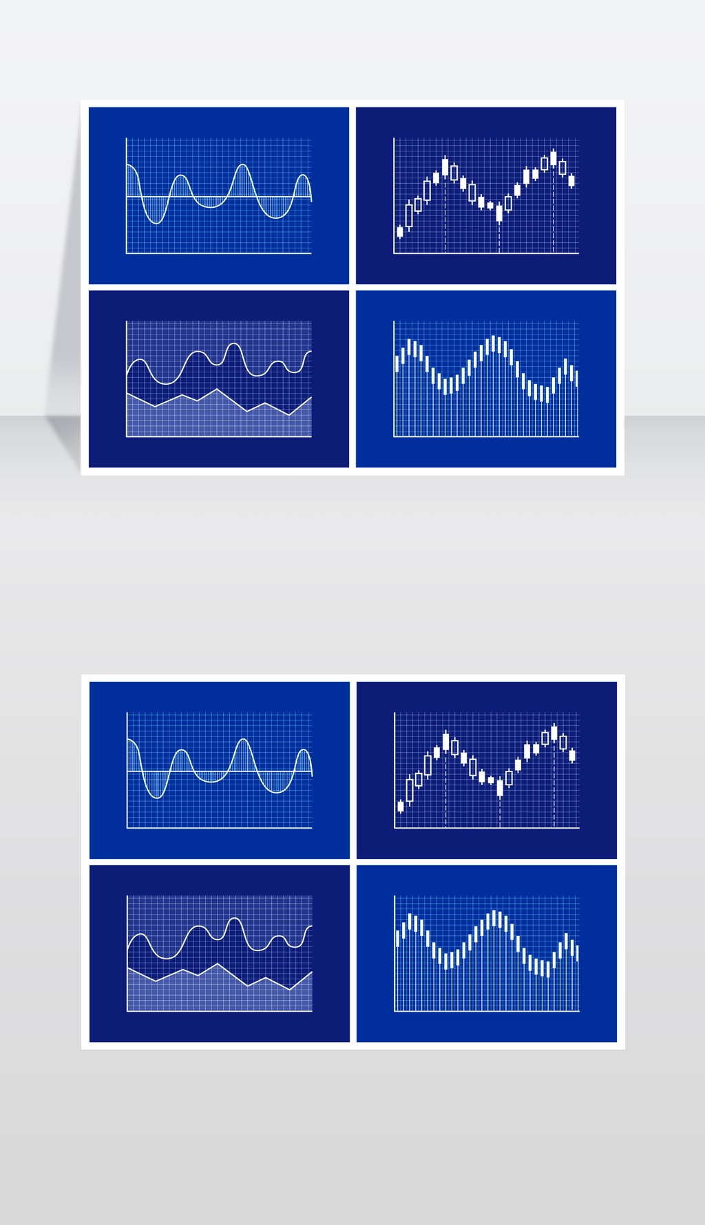 海图收集海报用一套图形和框架,曲线和给定的