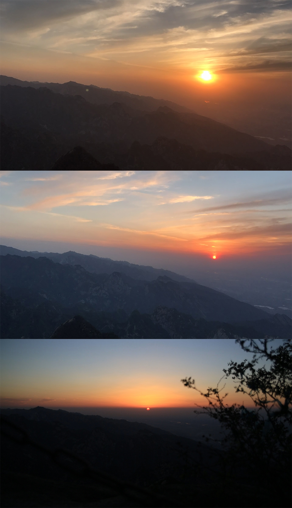 华山日落下载-编号22338522-航拍实拍素材-我图网