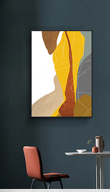 现代时尚抽象色彩画