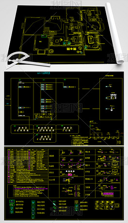 CAD智能家居设计方案图
