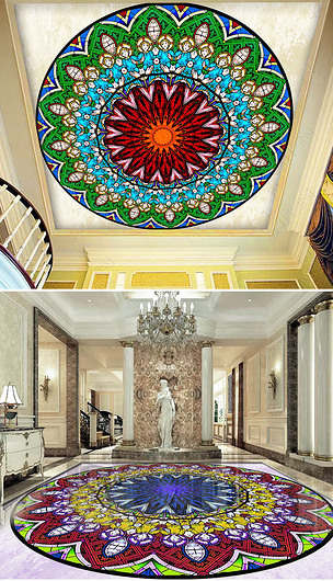 欧式花纹天顶图案设计下载-编号23087966-花纹吊顶-我图网