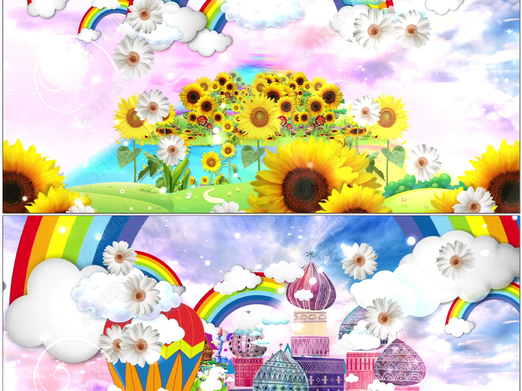 祖国的花朵儿童节舞蹈LED视频