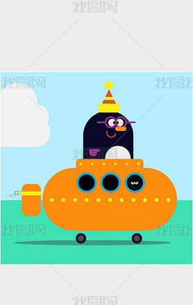 Ǳˮ-Hey Duggee Penguin in Submarine Car