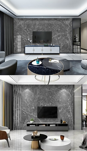 高级灰大理石背景墙