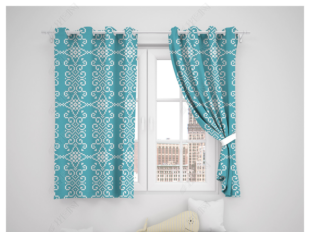 窗帘印花图案设计