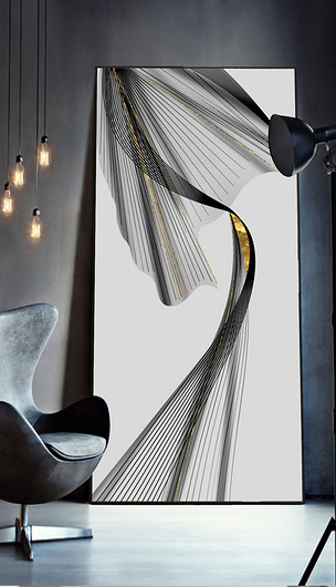 花纹图案-后现代手绘抽象现代简约北欧几何花纹图案家居数码图案