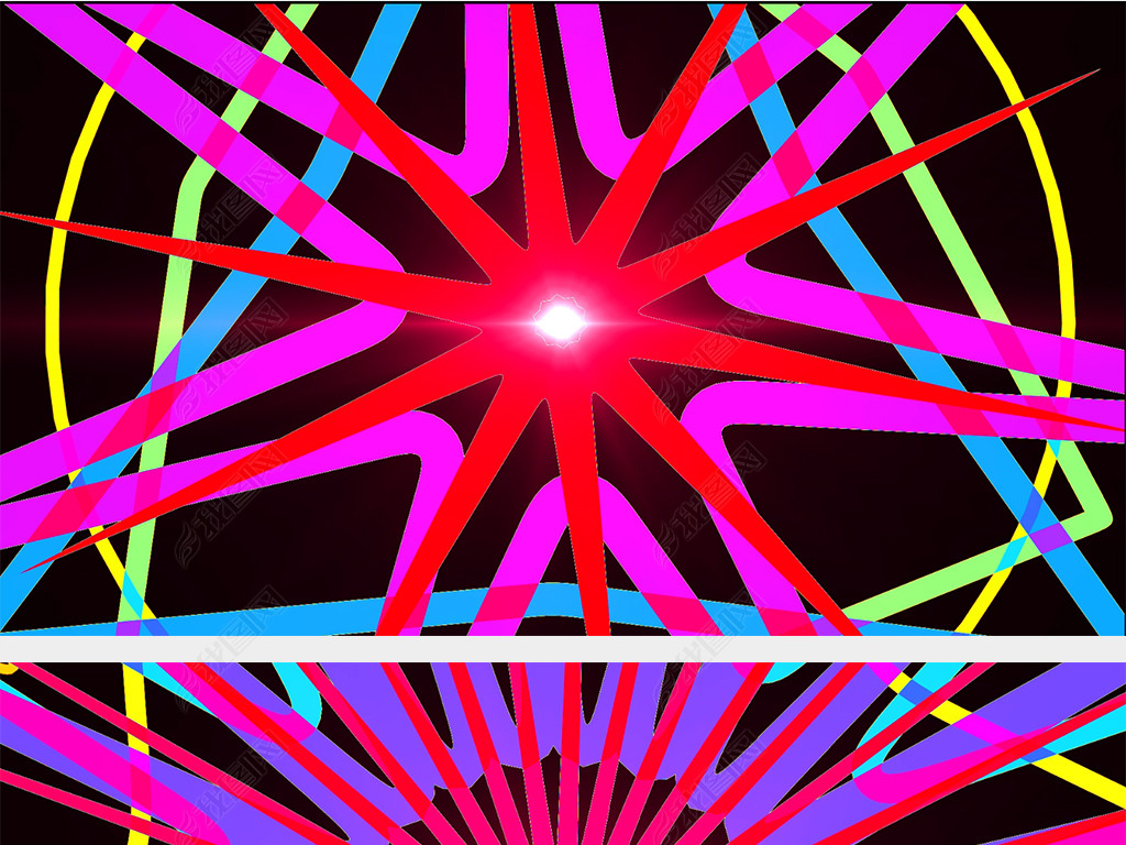 绚丽动感舞台舞蹈视频素材