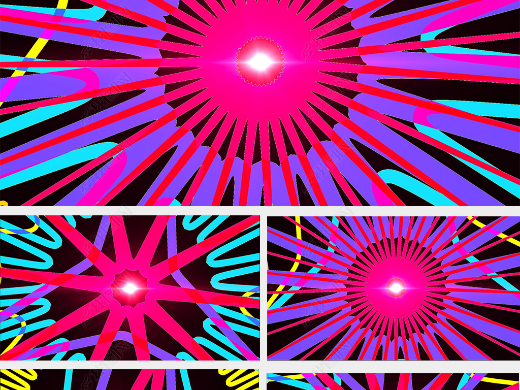 绚丽动感舞台舞蹈视频素材