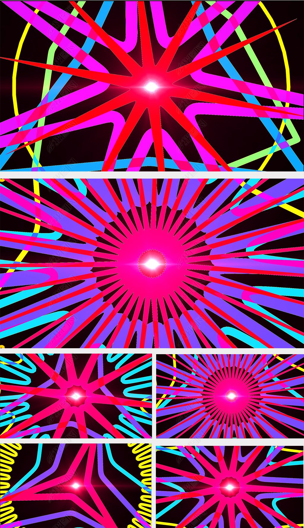 绚丽动感舞台舞蹈视频素材