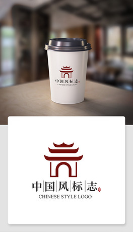 古城标志设计欣赏城门中国风标志素材矢量图一碗logo设计欣赏美食餐饮