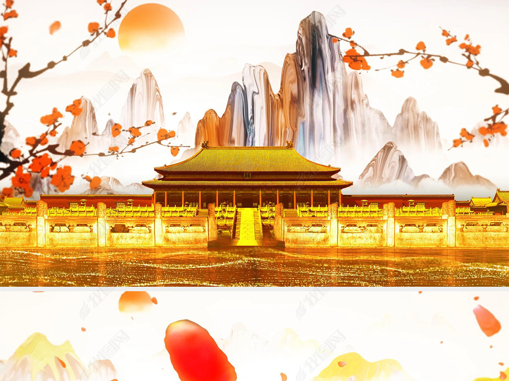 国风《惊鸿舞》舞蹈背景视频