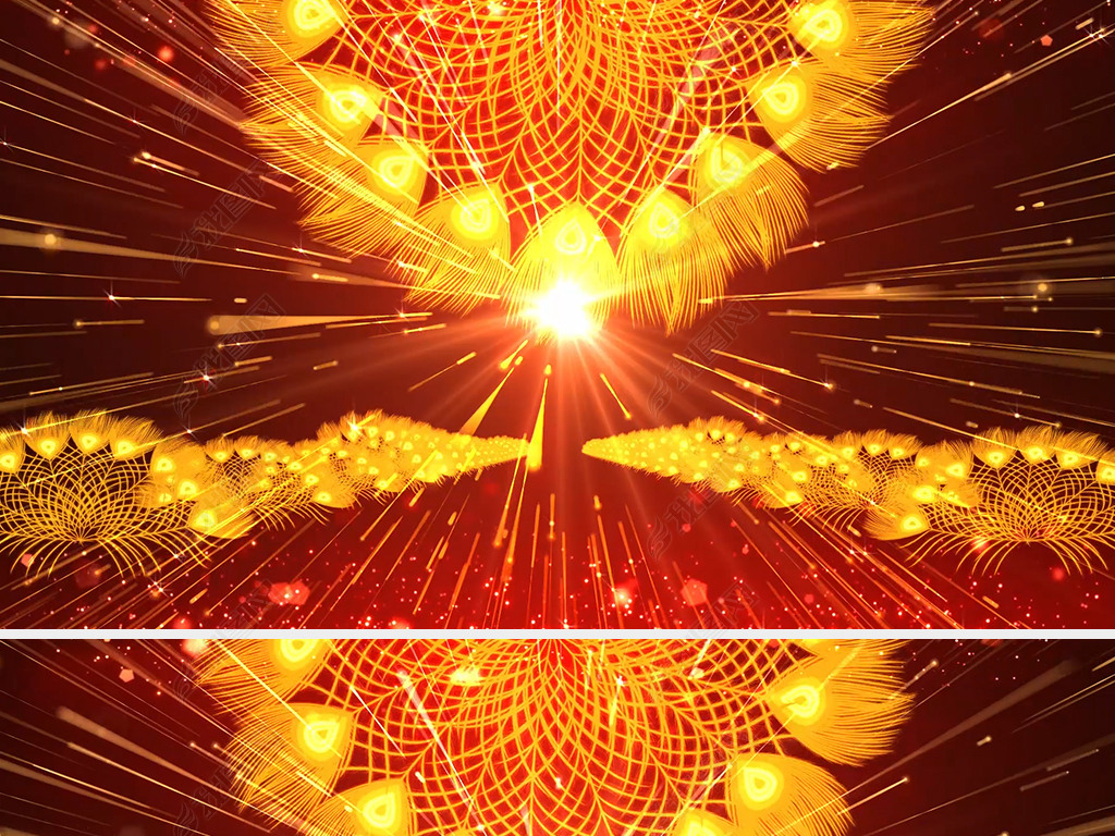 彩云之南傣族舞孔雀舞背景视频