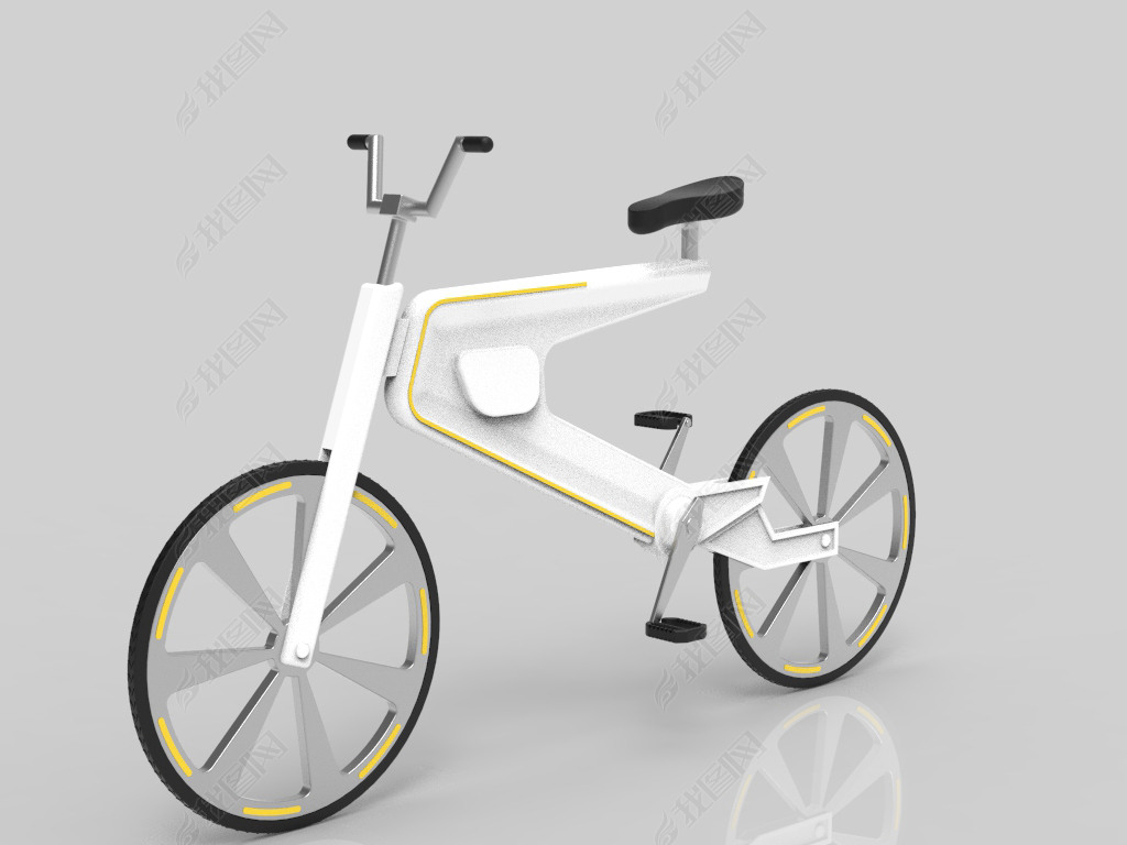 自行车犀牛3d模型