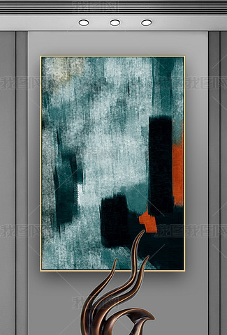 少女と少女」植村珠実アクリル画