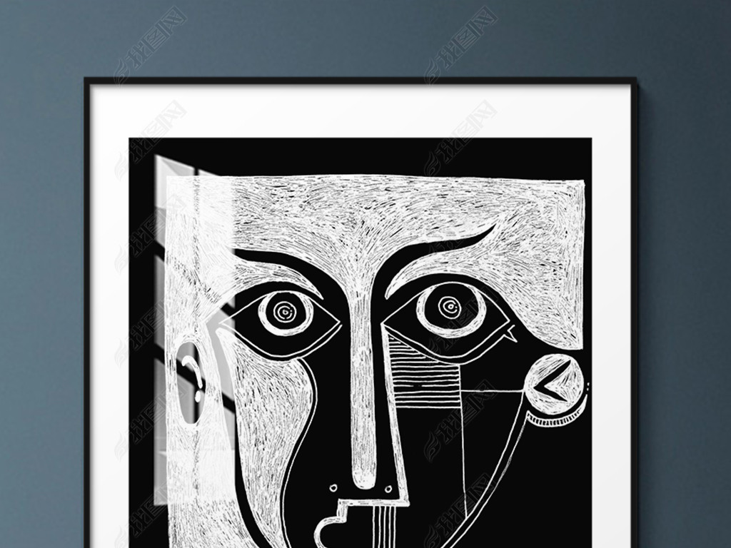 装饰画 现代简约装饰画 抽象装饰画 > 毕加索艺术个性小众抽象人物
