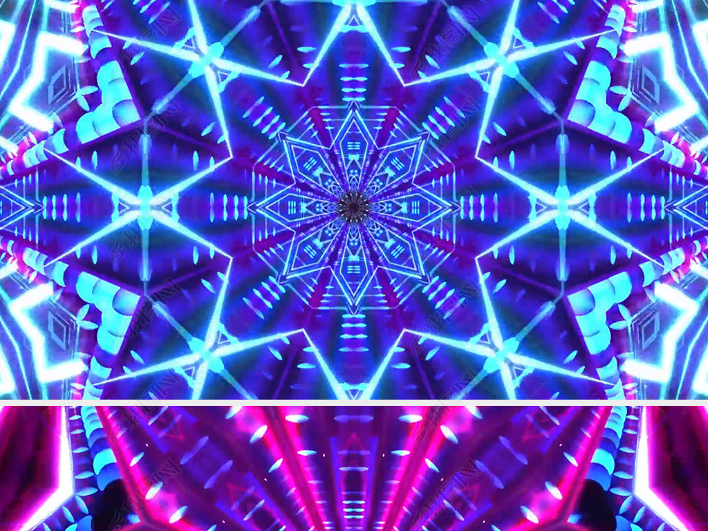 韩国热舞TroubleMaker动感万花筒背景视频