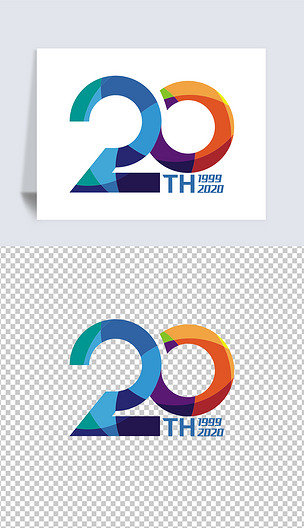 原创20周年庆同学聚会班服图案cdr矢量图版权可商用