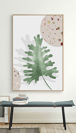 ins现代简约小清新手绘田园植物北欧装饰画