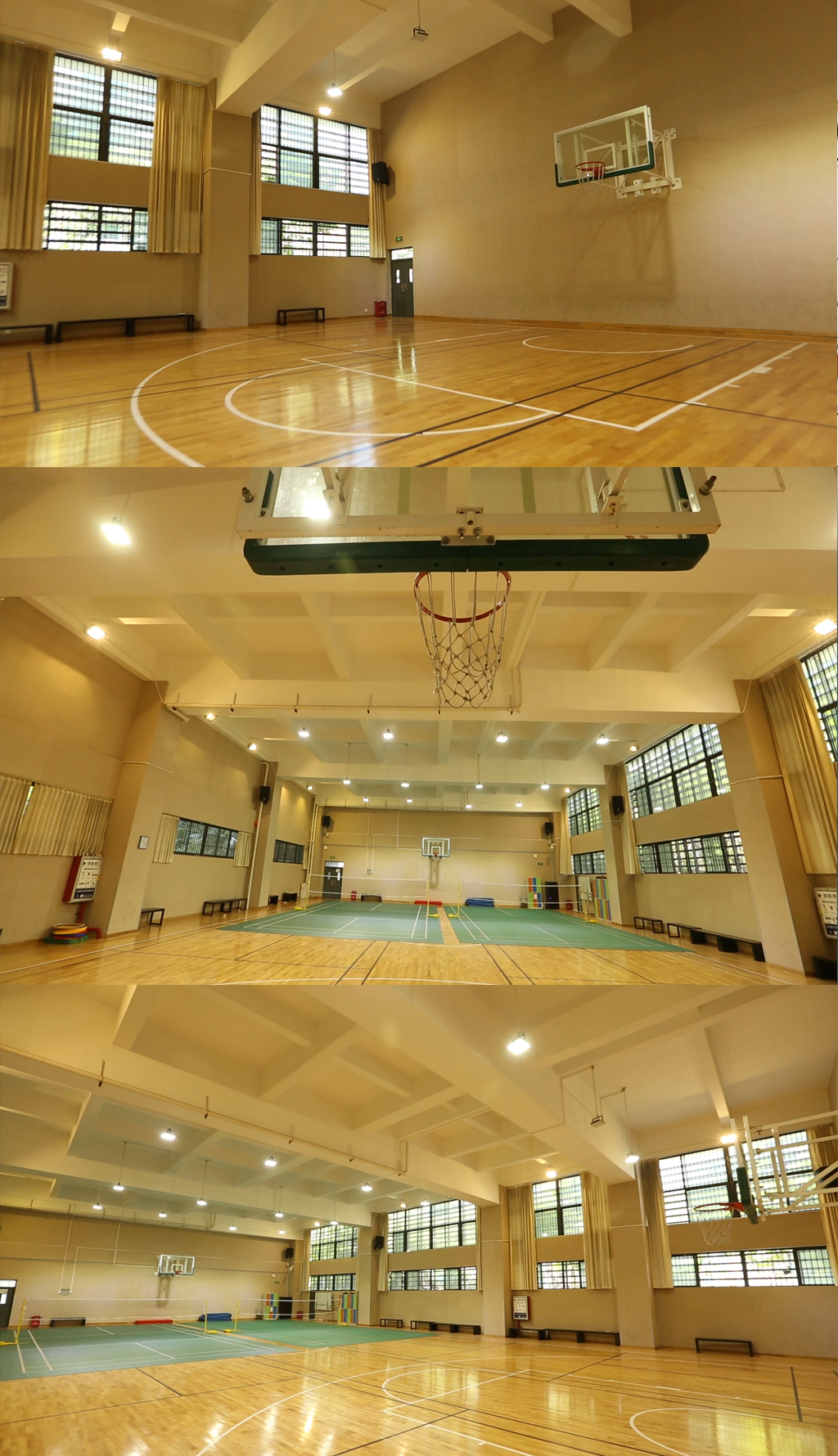 体育馆室内篮球场