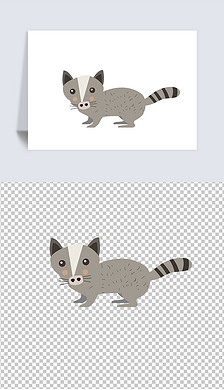 果子狸动物野生动物保护野生动物拒绝野味免扣png元素