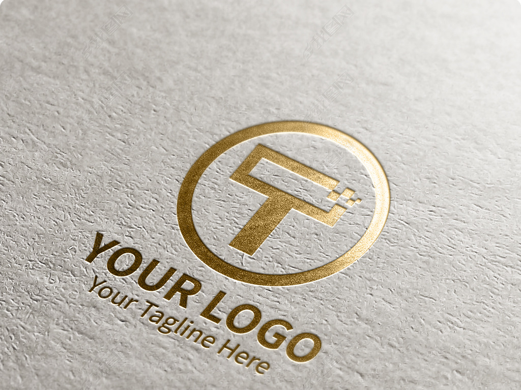 圆形t字母logo设计简约大气t字母标志t字母logo设计